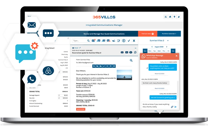 Multi-Comms (WhatsApp & Text Messaging) - GuestWisely
